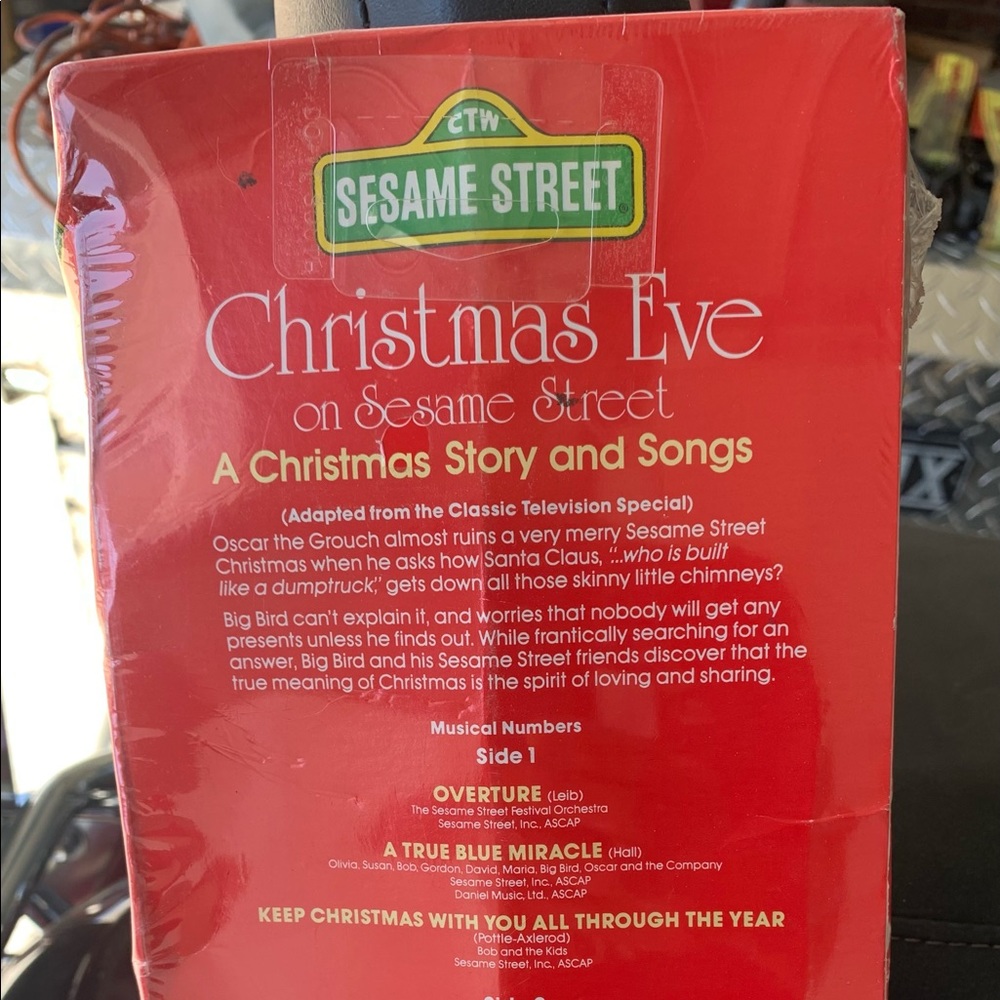 New Sesame Street Christmas Eve on Sesame Street Cassette Tape